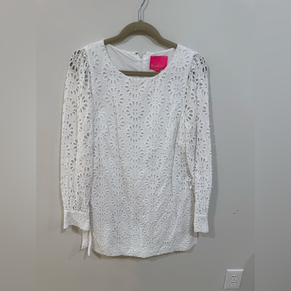 Lilly Pulitzer White Eyelet Dress